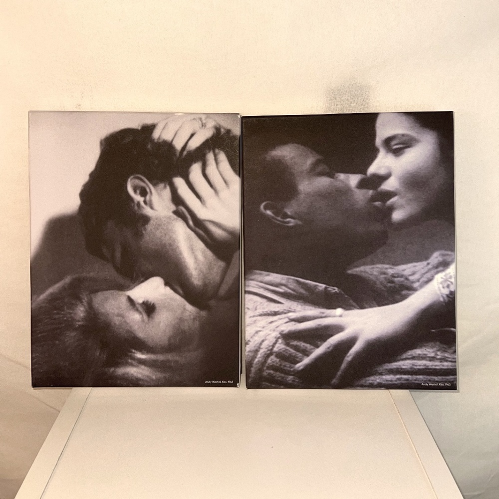 Andy Warhol x Calvin Klein - Cardboard Prints/Pictures - Kissing - 80% OFF SALE!